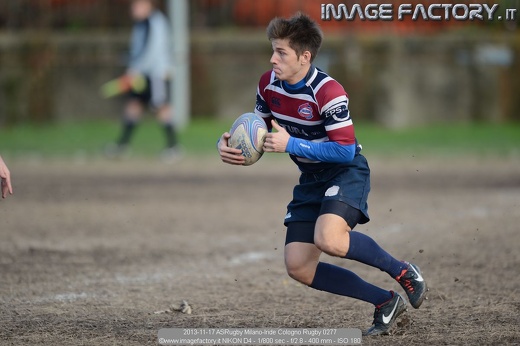 2013-11-17 ASRugby Milano-Iride Cologno Rugby 0277